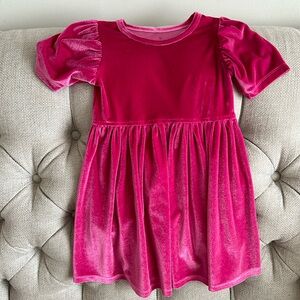 Pink Chicken Velour dress- size 5